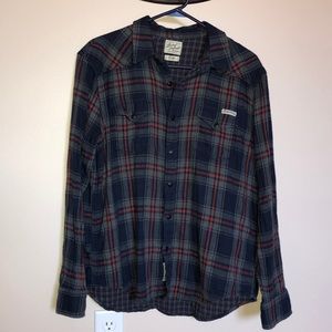 Lucky Brand Men’s Large Flannel Button-Down